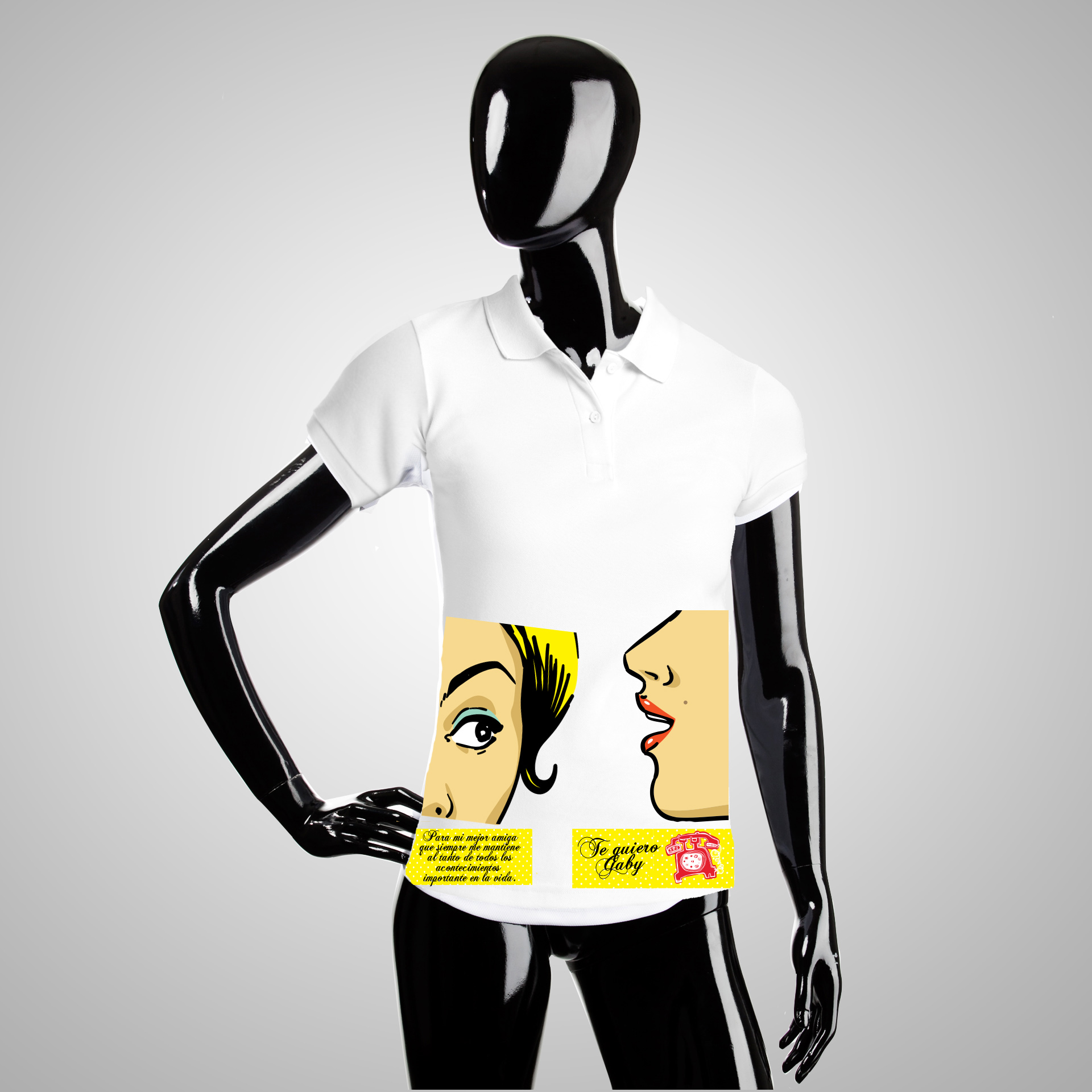 Camiseta Tipo Polo para mujer